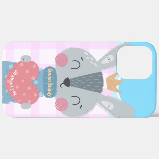 Queen Bunny iPhone 12 Pro Max Case (Rückseite / Rechts)