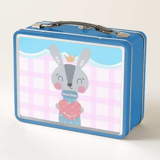 Queen Bunny Metal Lunchbox (Rückseite)
