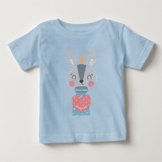 Queen Bunny Säugling T - Shirt (Vorderseite)