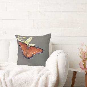 Queen Butterfly auf der Wüste Kissen