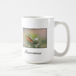 Queen butterfly Bienvenue Kaffeetasse