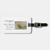 Queen Butterfly im Morgenlicht Gepäckanhänger (Vorderseite horizontal)