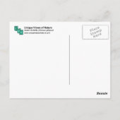 Queen Butterfly Postkarte (Rückseite)