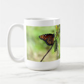 Queen Butterfly und Monarch Raupe Tasse (Links)