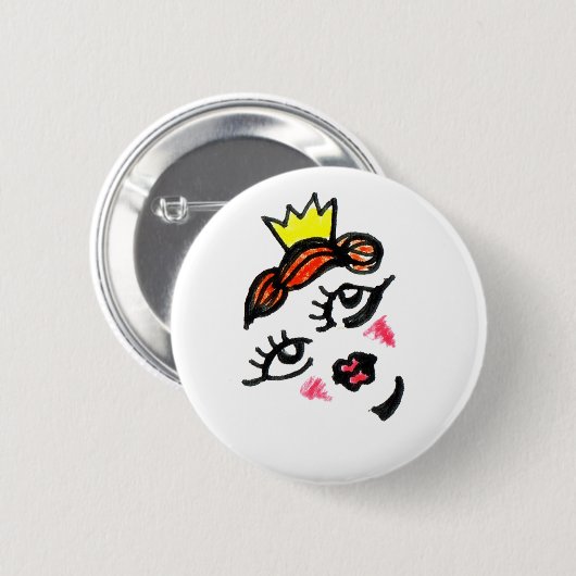 Queen Button (Vorne & Hinten)