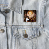 Queen - Calico kurzhaarig Button (Beispiel)