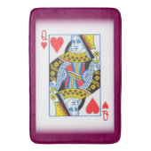 QUEEN CARD BADEMATTE (Vorderseite Vertikal)