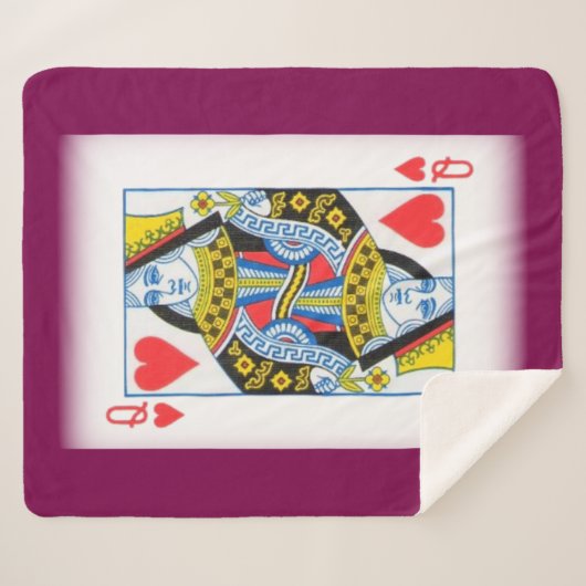 QUEEN CARD SHERPADECKE (Vorderseite (Horizontal))