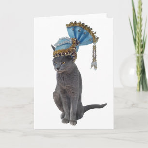 Queen Cat Card Karte