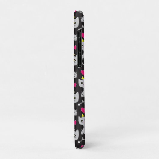 Queen Cat Pattern Case-Mate iPhone Hülle (Hinten/Links)