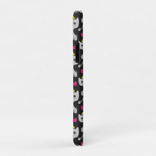 Queen Cat Pattern Case-Mate iPhone Hülle (Hinten/Rechts)