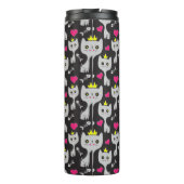 Queen Cat Pattern Thermosbecher (Rückseite)