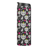Queen Cat Pattern Thermosbecher (Nach rechts gedreht)