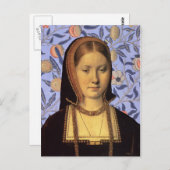 Queen Catherine of Aragon - Portrait Postcard Postkarte (Vorne/Hinten)