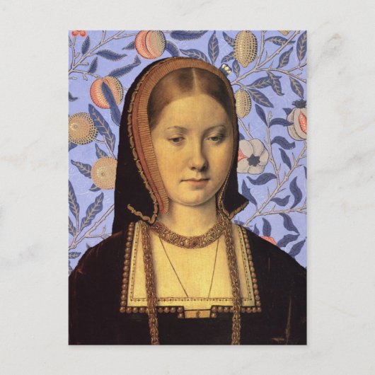 Queen Catherine of Aragon - Portrait Postcard Postkarte (Vorderseite)