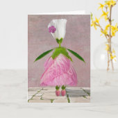 Queen Charlotte Karte (Gelbe Blume)