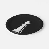 Queen Chess Piece Halloween Kostümschach Lover Pappteller (Schrägansicht)