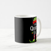 Queen Christmas Elf Matching Pajama X-mas Party  Kaffeetasse (VorderseiteRechts)