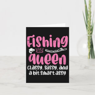 Queen Cly Sy Smart Fun Angler Fisherman Wo Karte