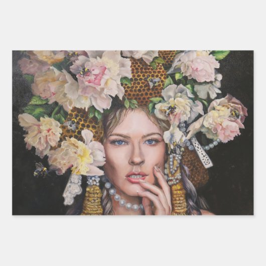 Queen Collection Wrapping Set Geschenkpapier Set (Vorderseite 2)