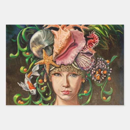 Queen Collection Wrapping Set Geschenkpapier Set (Vorderseite)