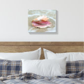 Queen Conch am Strand Leinwanddruck (Insitu (Schlafzimmer))