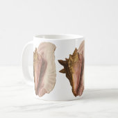 Queen Conch Muschel Seashell, Vintag maritimes Leb Kaffeetasse (Vorderseite Links)