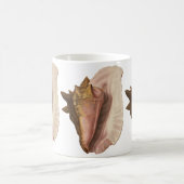 Queen Conch Muschel Seashell, Vintag maritimes Leb Kaffeetasse (Mittel)