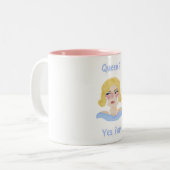 Queen Cover Zweifarbige Tasse (Vorderseite Links)