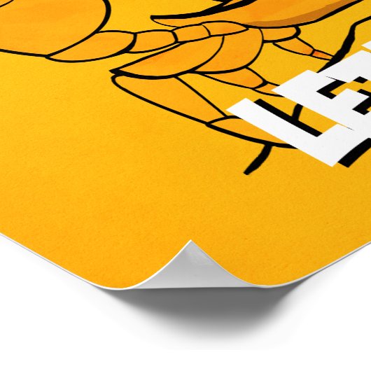 Queen Crab Reggae Girl Poster (Ecke)