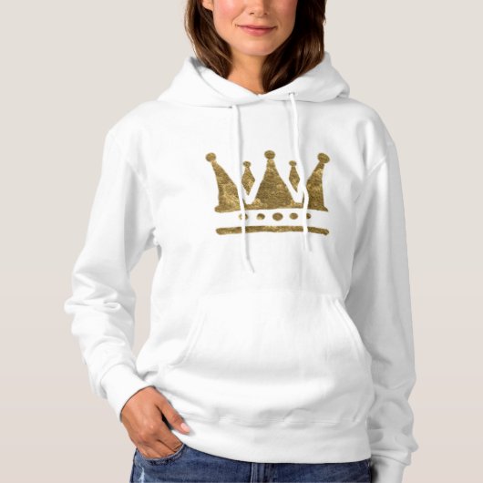 Queen Crown Hooded Sweatshirt (Vorderseite)