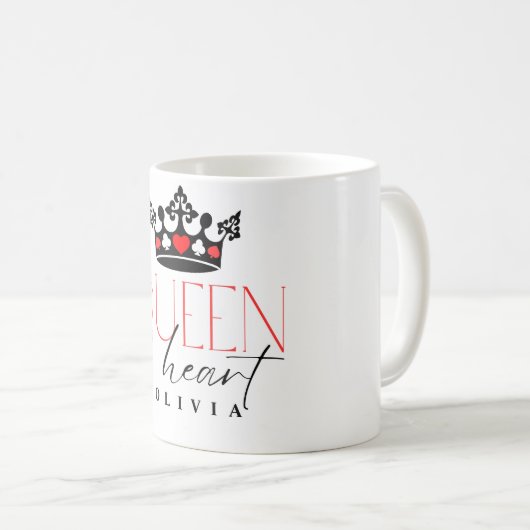 Queen Crown Kaffeetasse (VorderseiteRechts)