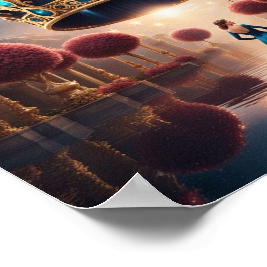 Queen Crown Poster (Ecke)