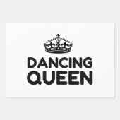 QUEEN DANCING GESCHENKPAPIER SET (Vorderseite)