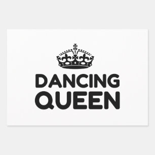 QUEEN DANCING GESCHENKPAPIER SET