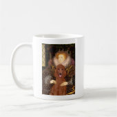 Queen - Dark Red Standard Poodle #1 Kaffeetasse (Links)
