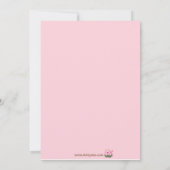 QUEEN DER JUNGLE TIGER 12x18 Baby Dusche Einladung (Rückseite)