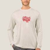 Queen Design – Elegant Royal Crown Typography for  Tri-Blend Shirt (Vorderseite)