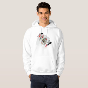 Queen Dimensions Poker Logo, Mens Sweatshirt