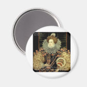 Queen Elizabeth 1 Liebe/Ehre Liebe Zitat Geschenke Magnet (Vorderseite/Rückseite)