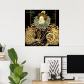 Queen Elizabeth 1 Liebe/Ehre Liebe Zitat Poster (Heimbüro)