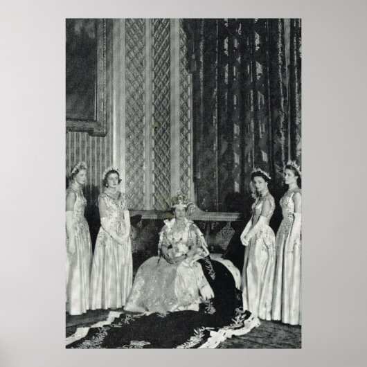 Queen Elizabeth and her attendants Poster (Vorne)
