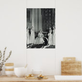Queen Elizabeth and her attendants Poster (Küche)