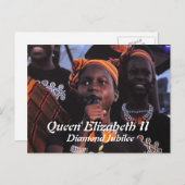 Queen Elizabeth Diamond Jubilee Konzert Postkarte (Vorne/Hinten)