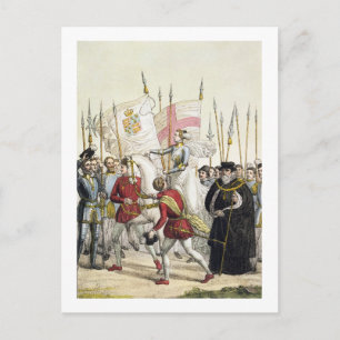 Queen Elizabeth I (1530-1603) Rallying the Troops Postkarte