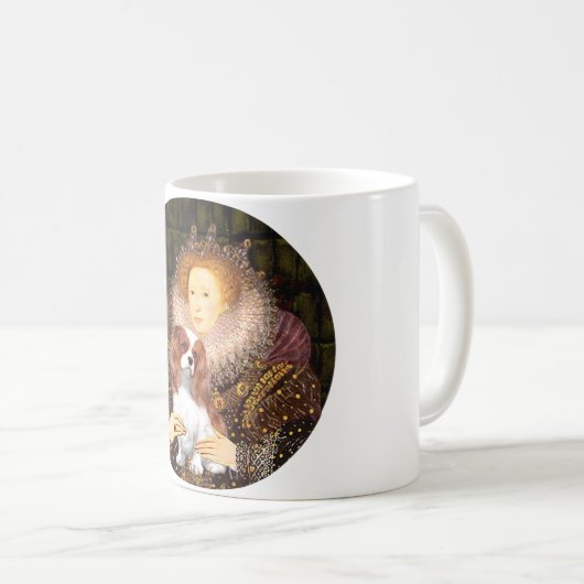 Queen Elizabeth I. - Blenheim Cavalier Kaffeetasse (VorderseiteRechts)