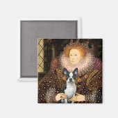 Queen Elizabeth I. Boston T #1 Magnet (Vorderseite/Rückseite)