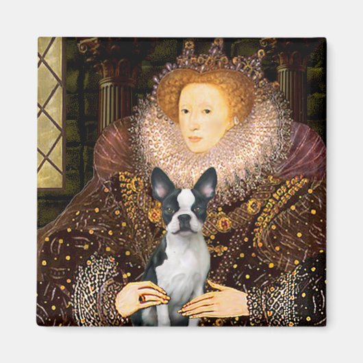 Queen Elizabeth I. Boston T #1 Magnet (Vorne)