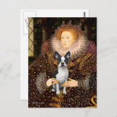 Queen Elizabeth I. Boston T #1 Postkarte (Vorne/Hinten)