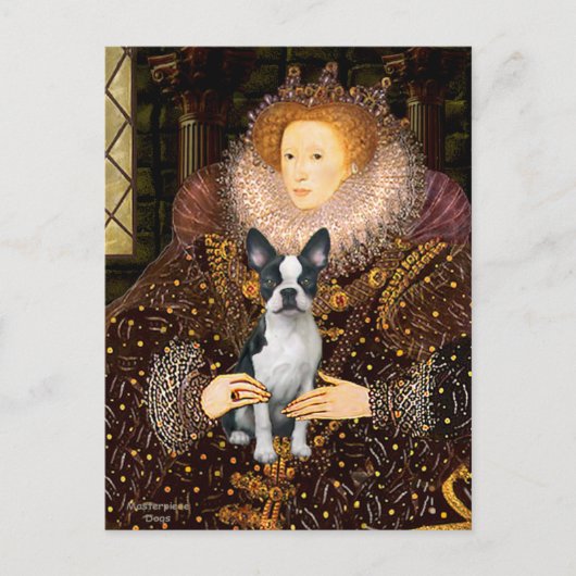 Queen Elizabeth I. Boston T #1 Postkarte (Vorderseite)